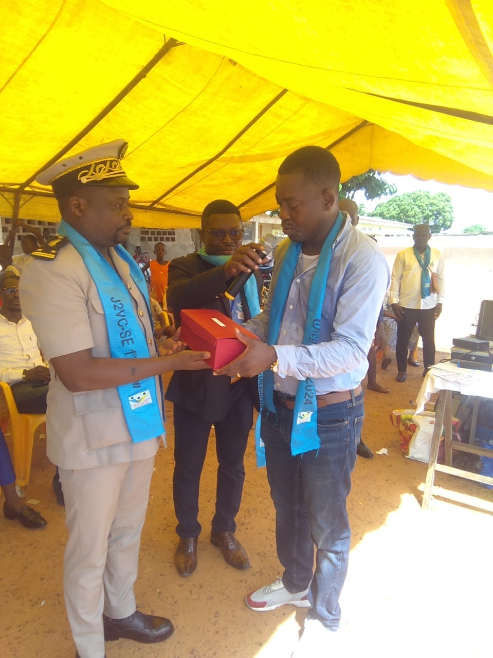 Remise solidaire organisée auprès des bénéficiaires